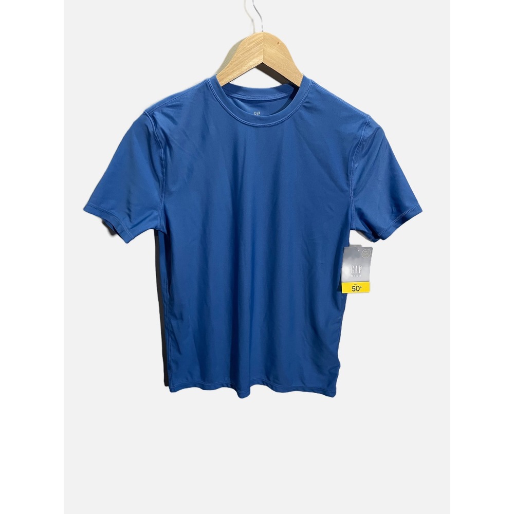 Gap Rash Guard Kids XL 12 Blue UPF 50+ Sun Protection Swim Shirt Beach Pool